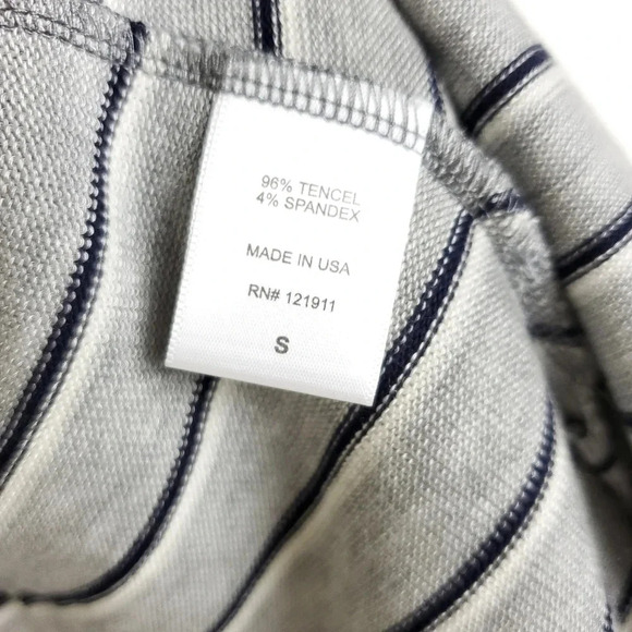 LNA Brushed Divergence Striped Open Front Cardigan S - Picture 3 of 10